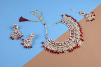 Indian Traditional Bollywood Kundan Necklace Set