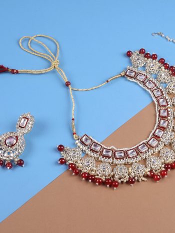 Indian Traditional Bollywood Kundan Necklace Set