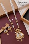 Peacock Heritage Pearl Mala Pendant Set – Royal Rajwadi Jewelry Collection for Women